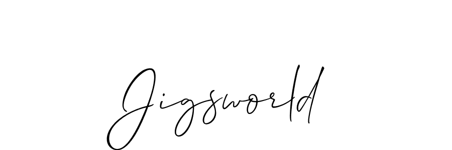 Make a beautiful signature design for name Jigsworld. Use this online signature maker to create a handwritten signature for free. Jigsworld signature style 2 images and pictures png