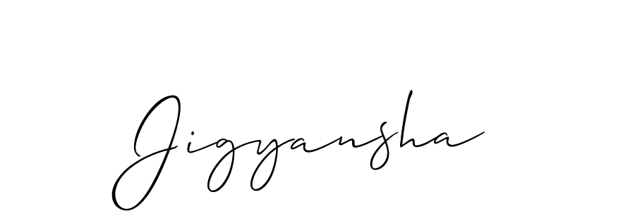 Once you've used our free online signature maker to create your best signature Allison_Script style, it's time to enjoy all of the benefits that Jigyansha name signing documents. Jigyansha signature style 2 images and pictures png