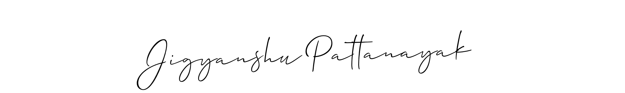 This is the best signature style for the Jigyanshu Pattanayak name. Also you like these signature font (Allison_Script). Mix name signature. Jigyanshu Pattanayak signature style 2 images and pictures png