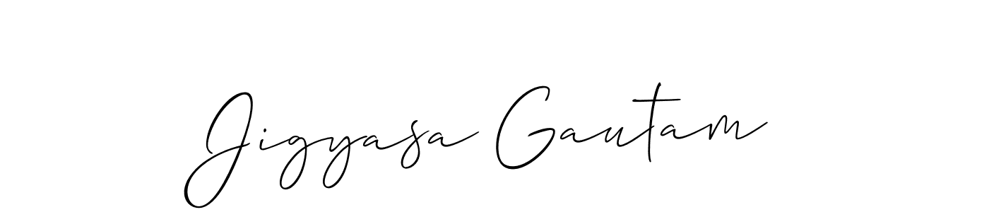 Here are the top 10 professional signature styles for the name Jigyasa Gautam. These are the best autograph styles you can use for your name. Jigyasa Gautam signature style 2 images and pictures png