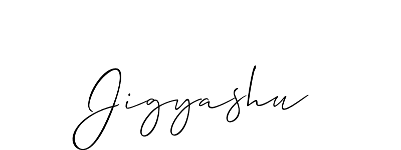 Jigyashu stylish signature style. Best Handwritten Sign (Allison_Script) for my name. Handwritten Signature Collection Ideas for my name Jigyashu. Jigyashu signature style 2 images and pictures png