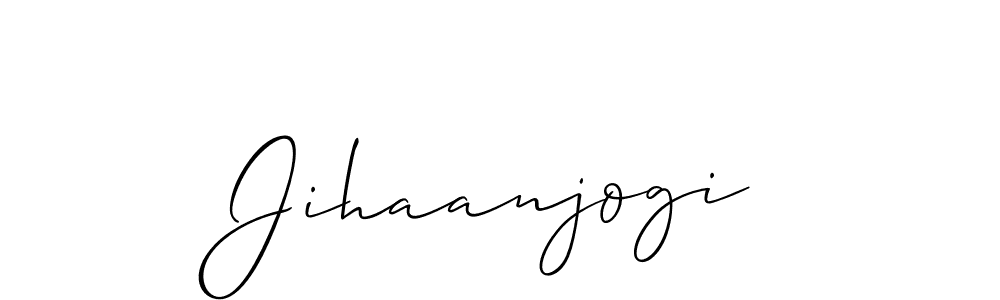 Similarly Allison_Script is the best handwritten signature design. Signature creator online .You can use it as an online autograph creator for name Jihaanjogi. Jihaanjogi signature style 2 images and pictures png