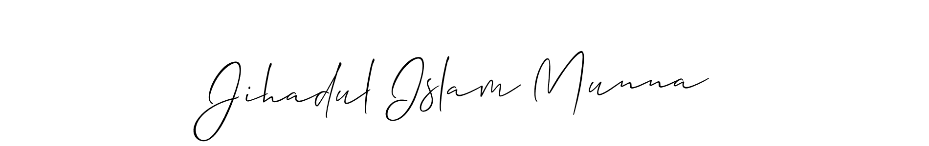 You can use this online signature creator to create a handwritten signature for the name Jihadul Islam Munna. This is the best online autograph maker. Jihadul Islam Munna signature style 2 images and pictures png