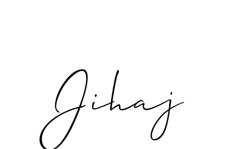 Best and Professional Signature Style for Jihaj. Allison_Script Best Signature Style Collection. Jihaj signature style 2 images and pictures png