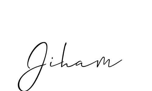 Once you've used our free online signature maker to create your best signature Allison_Script style, it's time to enjoy all of the benefits that Jiham name signing documents. Jiham signature style 2 images and pictures png