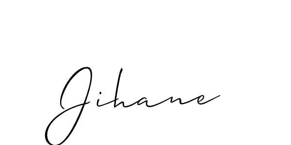 Make a short Jihane signature style. Manage your documents anywhere anytime using Allison_Script. Create and add eSignatures, submit forms, share and send files easily. Jihane signature style 2 images and pictures png