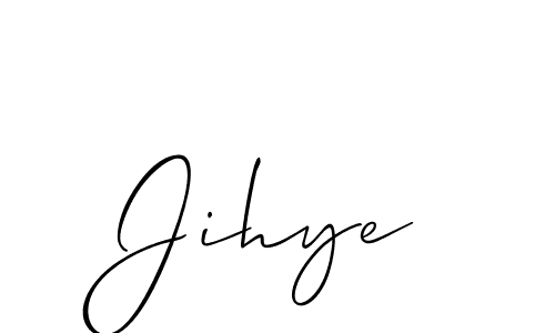 Best and Professional Signature Style for Jihye. Allison_Script Best Signature Style Collection. Jihye signature style 2 images and pictures png