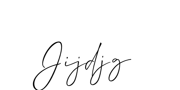 You should practise on your own different ways (Allison_Script) to write your name (Jijdjg) in signature. don't let someone else do it for you. Jijdjg signature style 2 images and pictures png