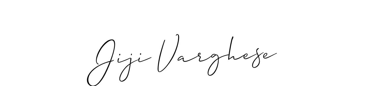 Best and Professional Signature Style for Jiji Varghese. Allison_Script Best Signature Style Collection. Jiji Varghese signature style 2 images and pictures png