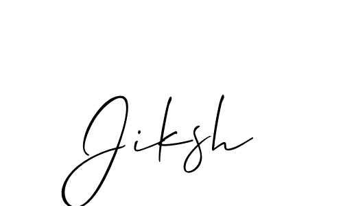 Make a short Jiksh signature style. Manage your documents anywhere anytime using Allison_Script. Create and add eSignatures, submit forms, share and send files easily. Jiksh signature style 2 images and pictures png