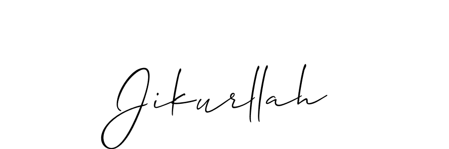 Also You can easily find your signature by using the search form. We will create Jikurllah name handwritten signature images for you free of cost using Allison_Script sign style. Jikurllah signature style 2 images and pictures png