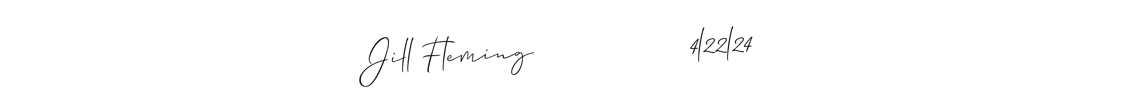 This is the best signature style for the Jill Fleming                  4l22l24 name. Also you like these signature font (Allison_Script). Mix name signature. Jill Fleming                  4l22l24 signature style 2 images and pictures png