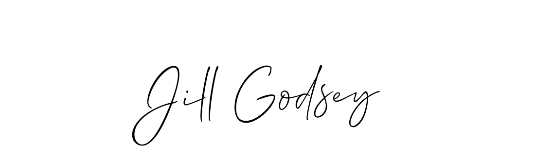 Jill Godsey stylish signature style. Best Handwritten Sign (Allison_Script) for my name. Handwritten Signature Collection Ideas for my name Jill Godsey. Jill Godsey signature style 2 images and pictures png