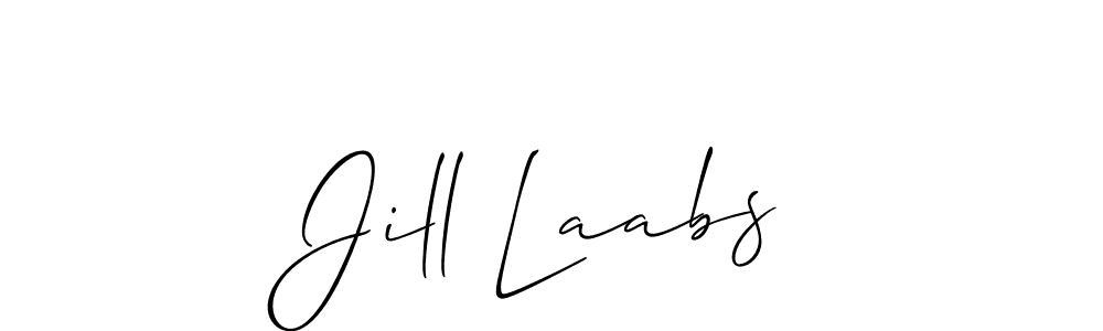 How to Draw Jill Laabs signature style? Allison_Script is a latest design signature styles for name Jill Laabs. Jill Laabs signature style 2 images and pictures png