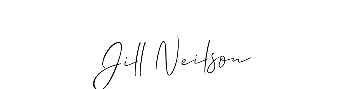 Make a short Jill Neilson signature style. Manage your documents anywhere anytime using Allison_Script. Create and add eSignatures, submit forms, share and send files easily. Jill Neilson signature style 2 images and pictures png