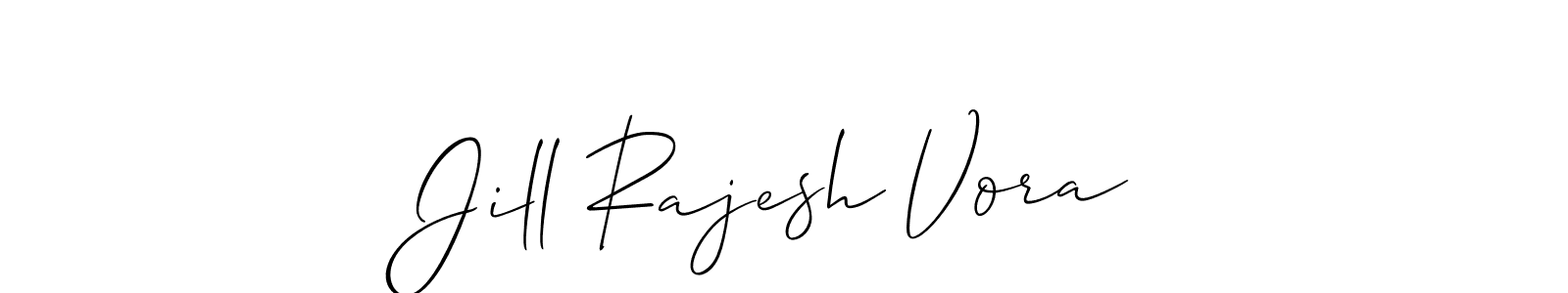 Here are the top 10 professional signature styles for the name Jill Rajesh Vora. These are the best autograph styles you can use for your name. Jill Rajesh Vora signature style 2 images and pictures png