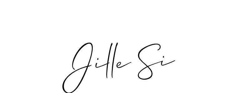 Make a short Jille Si signature style. Manage your documents anywhere anytime using Allison_Script. Create and add eSignatures, submit forms, share and send files easily. Jille Si signature style 2 images and pictures png