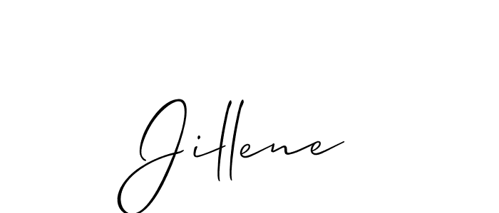 You can use this online signature creator to create a handwritten signature for the name Jillene. This is the best online autograph maker. Jillene signature style 2 images and pictures png