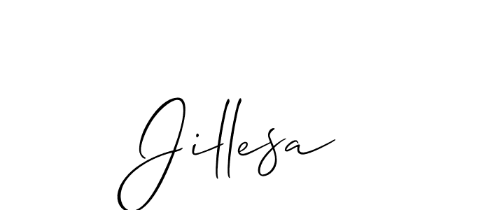 Check out images of Autograph of Jillesa name. Actor Jillesa Signature Style. Allison_Script is a professional sign style online. Jillesa signature style 2 images and pictures png