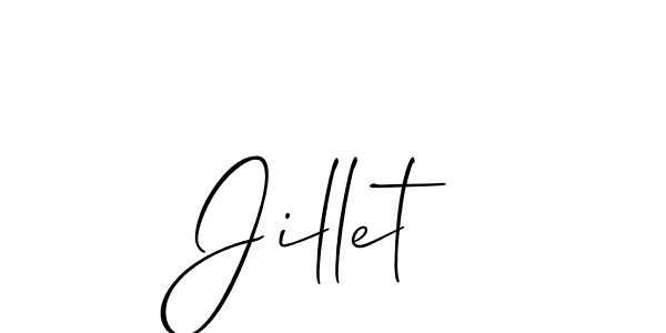 How to Draw Jillet signature style? Allison_Script is a latest design signature styles for name Jillet. Jillet signature style 2 images and pictures png