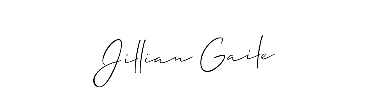 Once you've used our free online signature maker to create your best signature Allison_Script style, it's time to enjoy all of the benefits that Jillian Gaile name signing documents. Jillian Gaile signature style 2 images and pictures png