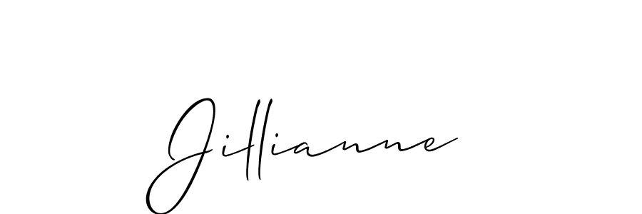 Jillianne stylish signature style. Best Handwritten Sign (Allison_Script) for my name. Handwritten Signature Collection Ideas for my name Jillianne. Jillianne signature style 2 images and pictures png