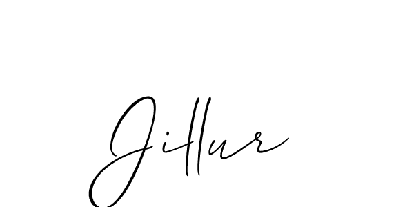 Make a beautiful signature design for name Jillur. With this signature (Allison_Script) style, you can create a handwritten signature for free. Jillur signature style 2 images and pictures png
