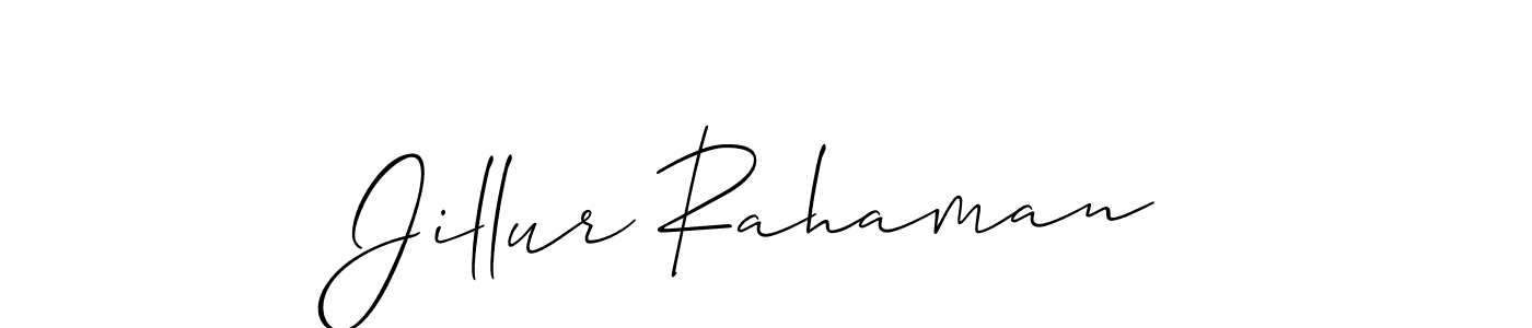 Once you've used our free online signature maker to create your best signature Allison_Script style, it's time to enjoy all of the benefits that Jillur Rahaman name signing documents. Jillur Rahaman signature style 2 images and pictures png