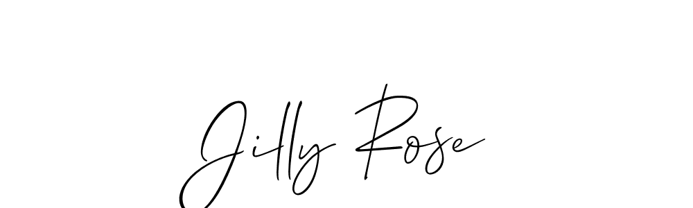 Also You can easily find your signature by using the search form. We will create Jilly Rose name handwritten signature images for you free of cost using Allison_Script sign style. Jilly Rose signature style 2 images and pictures png