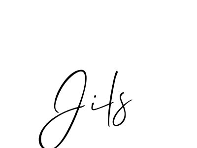 You should practise on your own different ways (Allison_Script) to write your name (Jils) in signature. don't let someone else do it for you. Jils signature style 2 images and pictures png