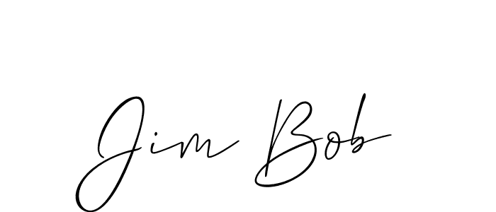 Best and Professional Signature Style for Jim Bob. Allison_Script Best Signature Style Collection. Jim Bob signature style 2 images and pictures png