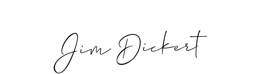 It looks lik you need a new signature style for name Jim Dickert. Design unique handwritten (Allison_Script) signature with our free signature maker in just a few clicks. Jim Dickert signature style 2 images and pictures png