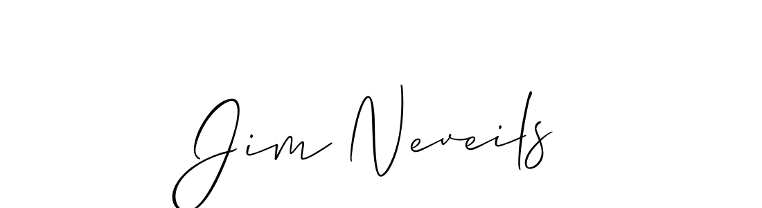 How to make Jim Neveils signature? Allison_Script is a professional autograph style. Create handwritten signature for Jim Neveils name. Jim Neveils signature style 2 images and pictures png