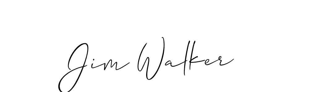 The best way (Allison_Script) to make a short signature is to pick only two or three words in your name. The name Jim Walker include a total of six letters. For converting this name. Jim Walker signature style 2 images and pictures png