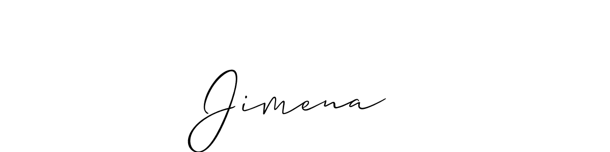 Make a beautiful signature design for name Jimena❤️. Use this online signature maker to create a handwritten signature for free. Jimena❤️ signature style 2 images and pictures png