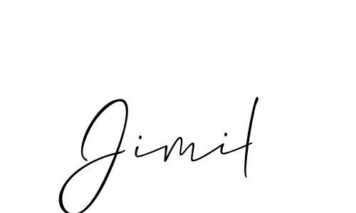 Check out images of Autograph of Jimil name. Actor Jimil Signature Style. Allison_Script is a professional sign style online. Jimil signature style 2 images and pictures png