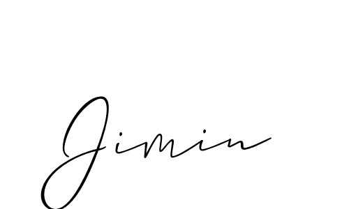 It looks lik you need a new signature style for name Jimin. Design unique handwritten (Allison_Script) signature with our free signature maker in just a few clicks. Jimin signature style 2 images and pictures png