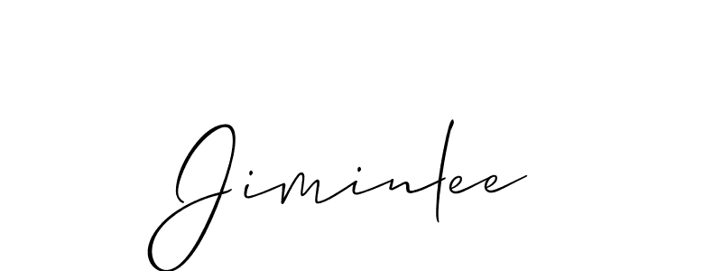 Also You can easily find your signature by using the search form. We will create Jiminlee name handwritten signature images for you free of cost using Allison_Script sign style. Jiminlee signature style 2 images and pictures png