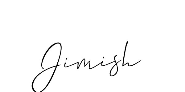 Make a short Jimish signature style. Manage your documents anywhere anytime using Allison_Script. Create and add eSignatures, submit forms, share and send files easily. Jimish signature style 2 images and pictures png
