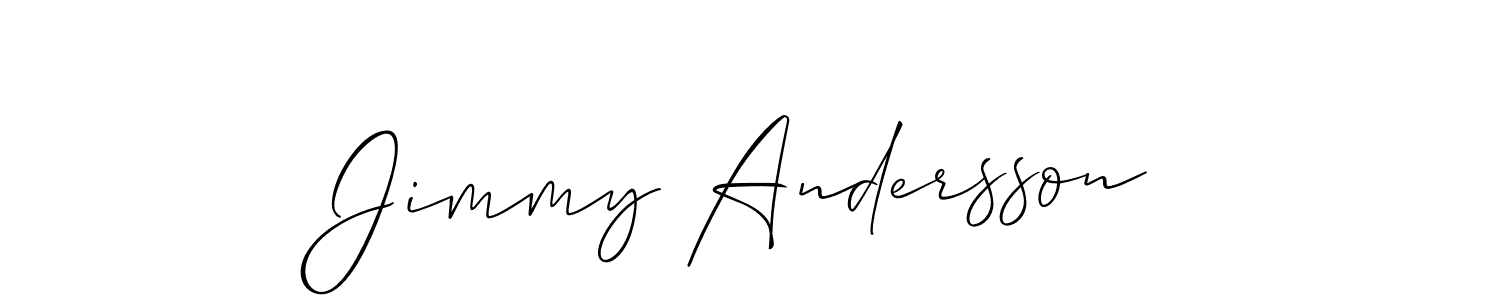 You should practise on your own different ways (Allison_Script) to write your name (Jimmy Andersson) in signature. don't let someone else do it for you. Jimmy Andersson signature style 2 images and pictures png