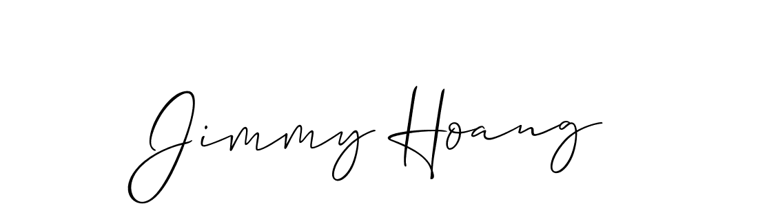 How to make Jimmy Hoang signature? Allison_Script is a professional autograph style. Create handwritten signature for Jimmy Hoang name. Jimmy Hoang signature style 2 images and pictures png
