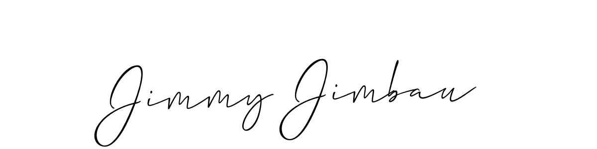 if you are searching for the best signature style for your name Jimmy Jimbau. so please give up your signature search. here we have designed multiple signature styles  using Allison_Script. Jimmy Jimbau signature style 2 images and pictures png