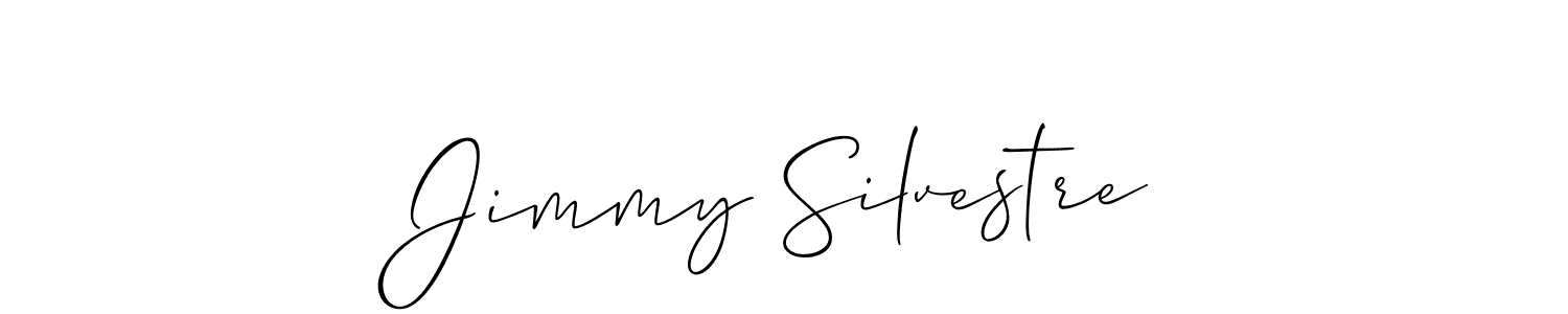 Design your own signature with our free online signature maker. With this signature software, you can create a handwritten (Allison_Script) signature for name Jimmy Silvestre. Jimmy Silvestre signature style 2 images and pictures png