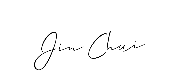 Make a beautiful signature design for name Jin Chui. Use this online signature maker to create a handwritten signature for free. Jin Chui signature style 2 images and pictures png