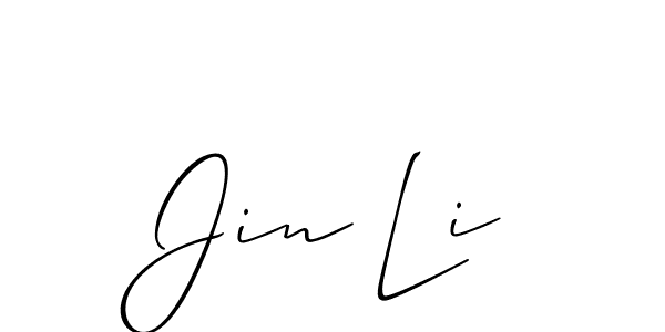 It looks lik you need a new signature style for name Jin Li. Design unique handwritten (Allison_Script) signature with our free signature maker in just a few clicks. Jin Li signature style 2 images and pictures png