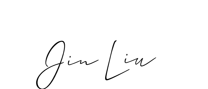 Make a beautiful signature design for name Jin Liu. Use this online signature maker to create a handwritten signature for free. Jin Liu signature style 2 images and pictures png