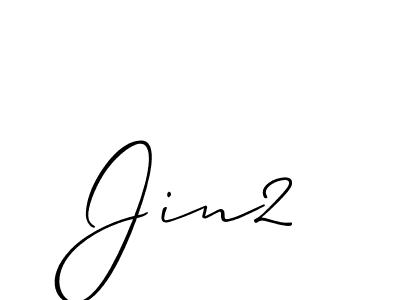 How to make Jin2 name signature. Use Allison_Script style for creating short signs online. This is the latest handwritten sign. Jin2 signature style 2 images and pictures png