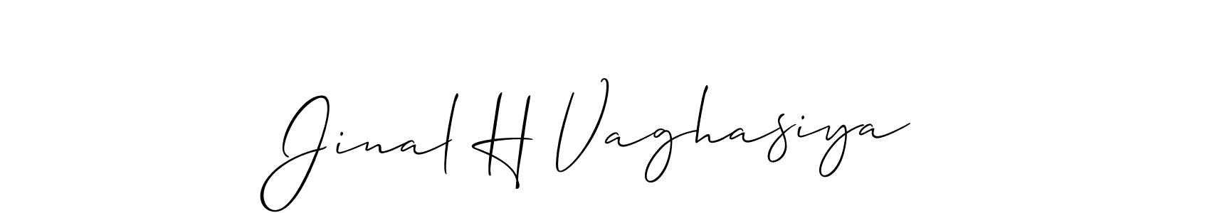 You can use this online signature creator to create a handwritten signature for the name Jinal H Vaghasiya. This is the best online autograph maker. Jinal H Vaghasiya signature style 2 images and pictures png