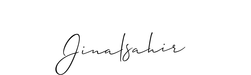 You can use this online signature creator to create a handwritten signature for the name Jinalsahir. This is the best online autograph maker. Jinalsahir signature style 2 images and pictures png