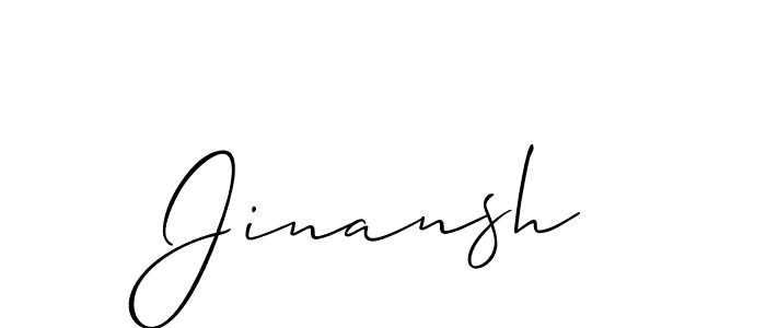 Make a beautiful signature design for name Jinansh. Use this online signature maker to create a handwritten signature for free. Jinansh signature style 2 images and pictures png